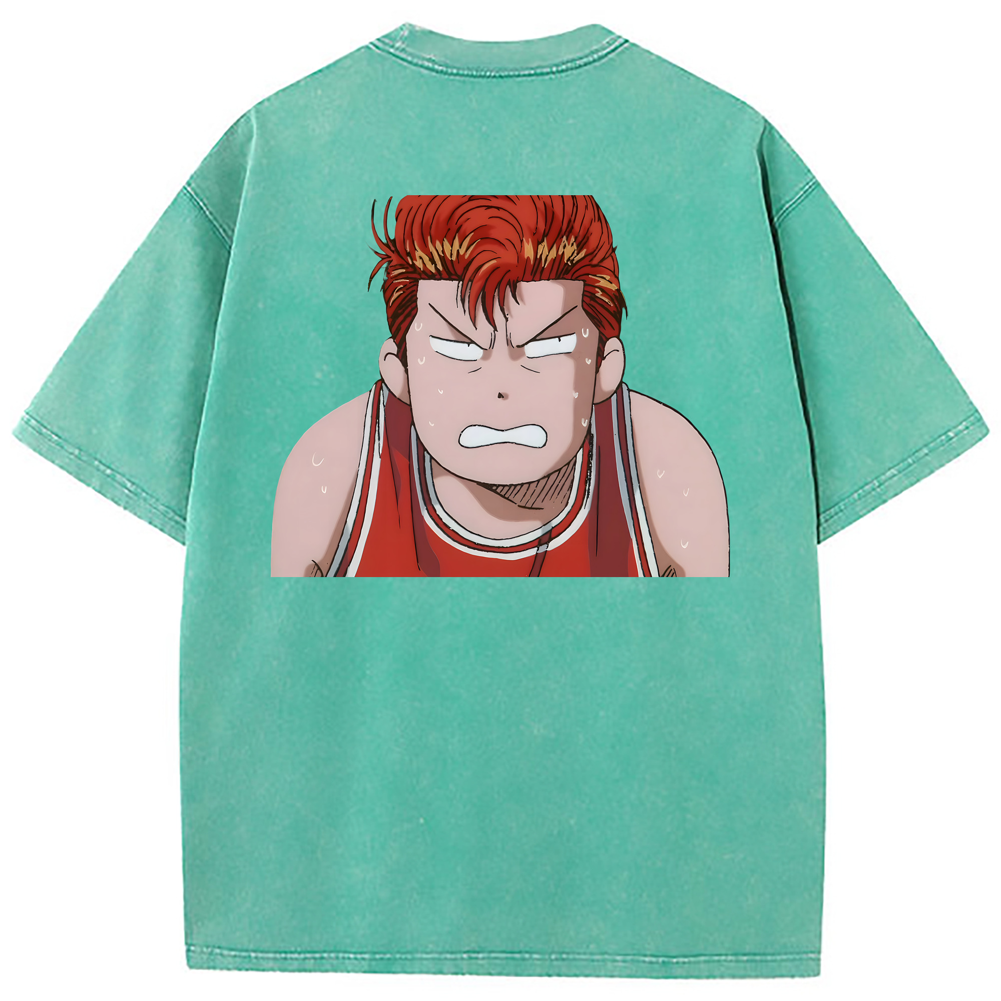 （画像用） SLAM DUNK／スラムダンク 綿100% ヴィンテージ風 半袖Tシャツ（背面プリント）